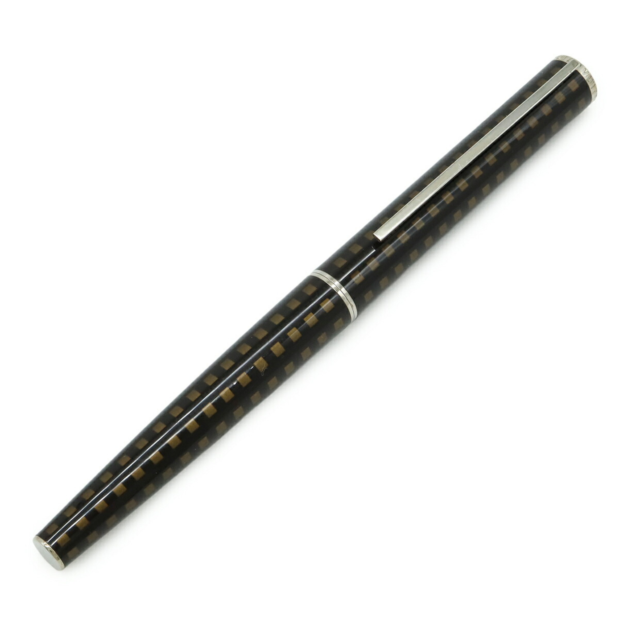 Louis Vuitton Jet Rack Ballpoint Pen, Cap Type, Damier Check Pattern, Dark Br...